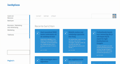 Desktop Screenshot of iwebplaza.nl