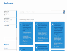 Tablet Screenshot of iwebplaza.nl
